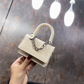 Small bag 2020 new summer mini solid color chain crocodile pattern trendy shoulder messenger bag women handbags
Small bag 2020 new summer mini solid color chain crocodile pattern trendy shoulder messenger bag women handbags