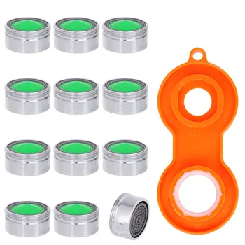 12Pc Faucet Aerator with Bubble Wrench Water Tap Aerators Faucet Flow Restrictor Parts for Bathroom Kitchen Water Saving Aerator
12Pc Faucet Aerator with Bubble Wrench Water Tap Aerators Faucet Flow Restrictor Parts for Bathroom Kitchen Water Saving Aerator