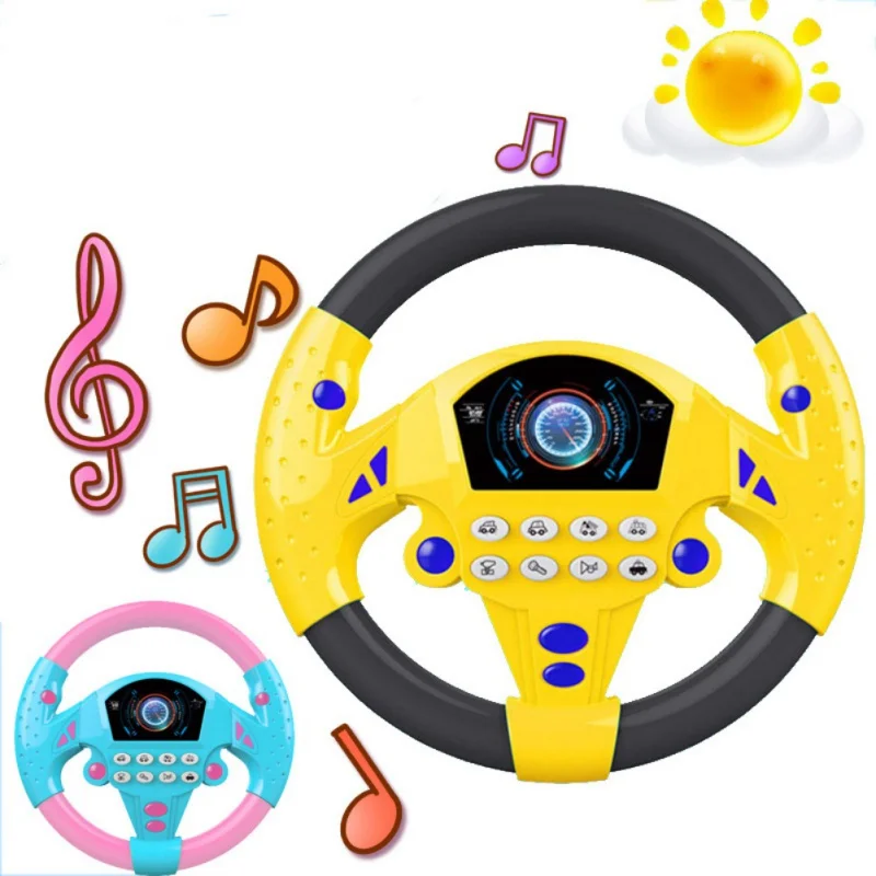 Kids Children Steering Wheel With Sound Simulation Driving Car Toys Baby Interactive Toy 1PC
Kids Children Steering Wheel With Sound Simulation Driving Car Toys Baby Interactive Toy 1PC