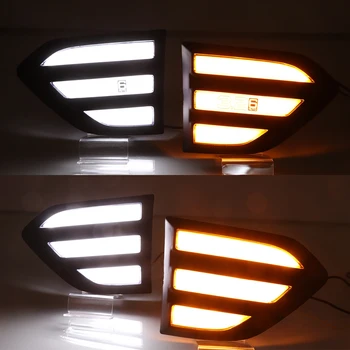 1 Pair LED DRL Side Marker Light Fender Lamp Daylight with Dynamic Turn Signal For Ford Ranger Everest 2015 2016 2017 2018 2019
1 Pair LED DRL Side Marker Light Fender Lamp Daylight with Dynamic Turn Signal For Ford Ranger Everest 2015 2016 2017 2018 2019