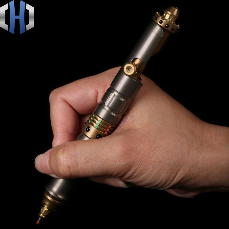 Gun Tactical Pen Titanium Brass Outdoor Portable Writing Self-defense Broken Window Multifunction EDC
Gun Tactical Pen Titanium Brass Outdoor Portable Writing Self-defense Broken Window Multifunction EDC