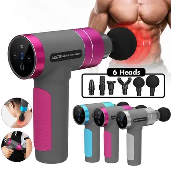 7200 R / Min USB Therapy Massage Guns 5 Gears Touch Screen Button LED Display Deep Muscle Massager Body 2000mah X 3 ABS & TPR
7200 R / Min USB Therapy Massage Guns 5 Gears Touch Screen Button LED Display Deep Muscle Massager Body 2000mah X 3 ABS & TPR