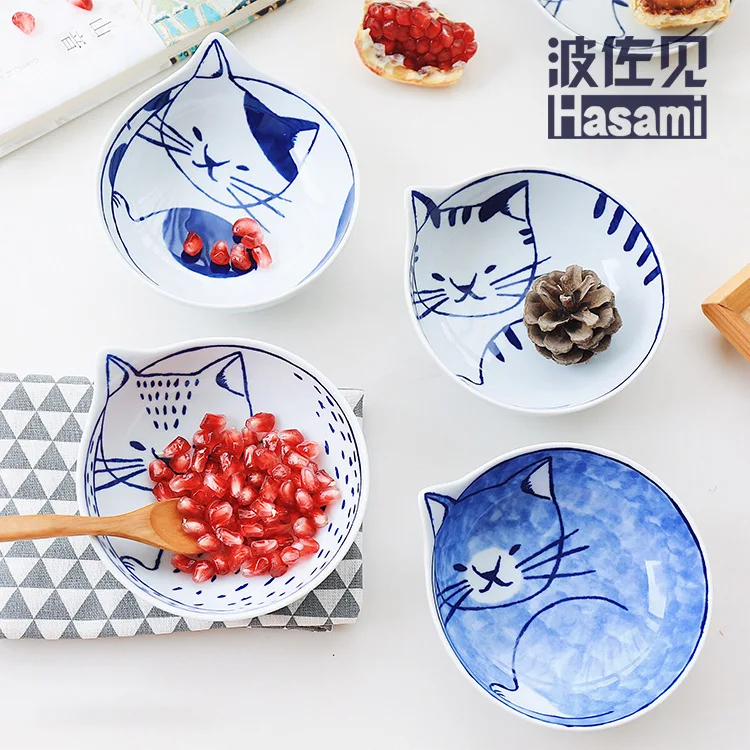 Imported from Japan Ceramic Tableware HASAMI Cat Bowl Rice Bowl Four into Creative Gift Set Wedding Creative Gifts
Imported from Japan Ceramic Tableware HASAMI Cat Bowl Rice Bowl Four into Creative Gift Set Wedding Creative Gifts