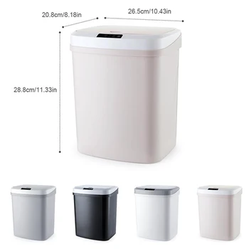New15L Kitchen Home Inductive Automatic Sensor Dustbin Stainless Steel Waste Bin Storage Garbage Trashcan Rubbish Bathroom Smart 
New15L Kitchen Home Inductive Automatic Sensor Dustbin Stainless Steel Waste Bin Storage Garbage Trashcan Rubbish Bathroom Smart
