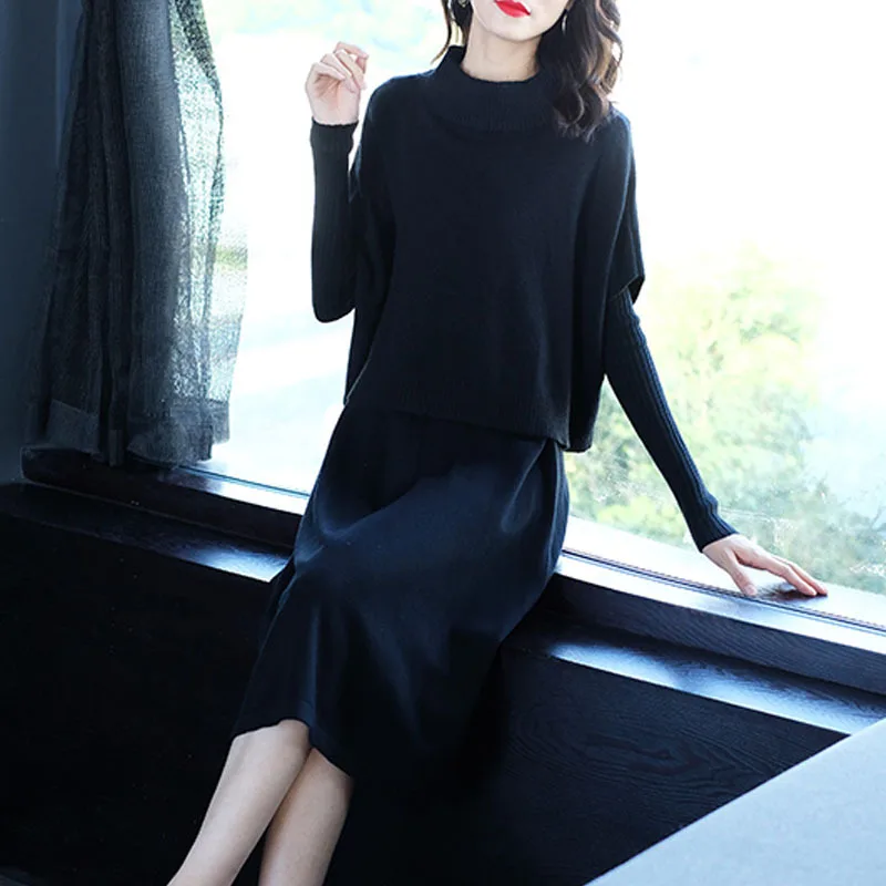 Europe And America New Style Mid-length Hepburn-Style Black And White with Pattern Half-Turtle-Neck Bat Long Sleeve Sweater Jers
Europe And America New Style Mid-length Hepburn-Style Black And White with Pattern Half-Turtle-Neck Bat Long Sleeve Sweater Jers