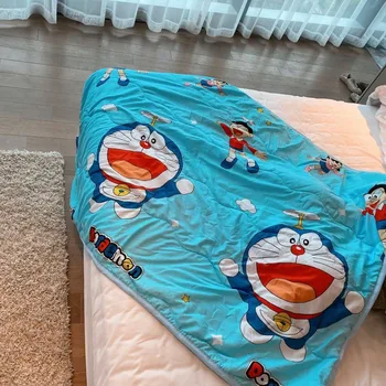 

Cartoon Cars Doraemon Summer Quilt Bear Giraffe Blanket 110x150cm Baby Crib Bed Cover Child Girl Boys Soft Thin Comforter