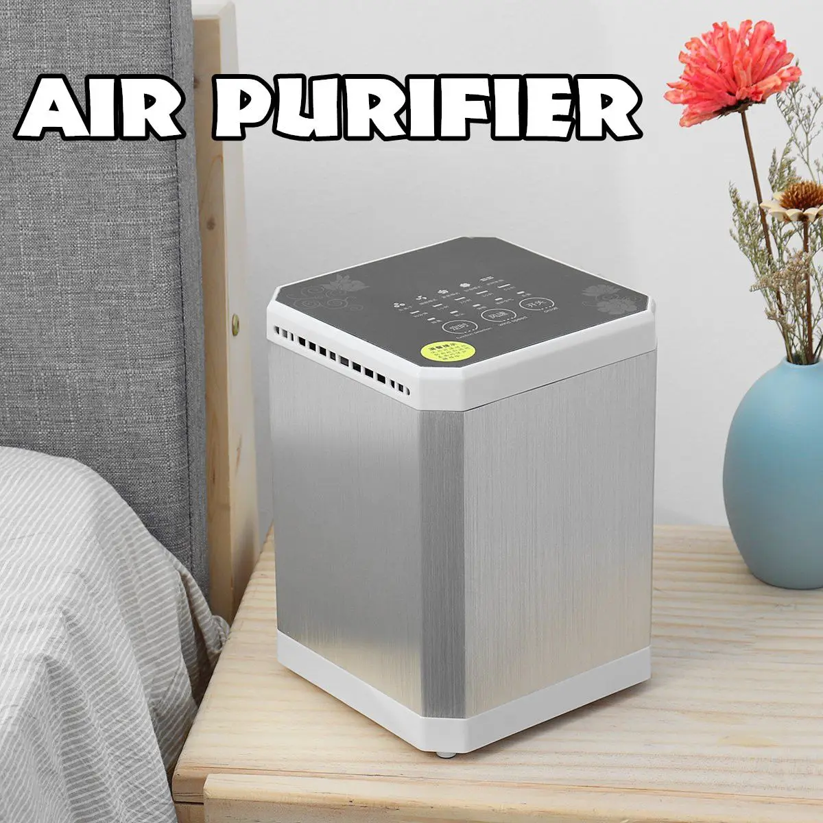 Negative Ion Generator Air Purifier For Home Office Active Carbon HEPA Filter Desktop Mini Air Ionizer Compact Air Cleaner 5W
Negative Ion Generator Air Purifier For Home Office Active Carbon HEPA Filter Desktop Mini Air Ionizer Compact Air Cleaner 5W