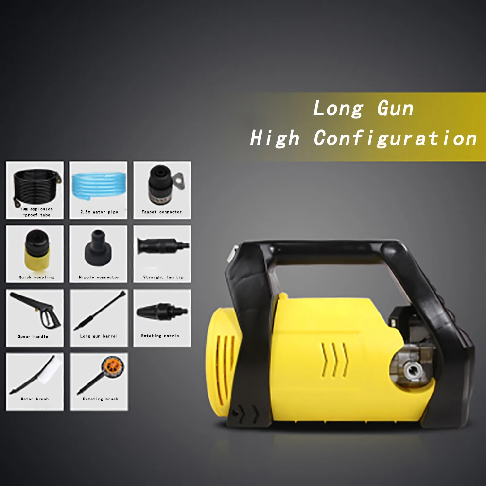 Automatic Car Wash 220V Car Washer Gun Pump High Pressure Cleaner Car Care Washing Machine Electric Clean Auto Device 10m hose
Automatic Car Wash 220V Car Washer Gun Pump High Pressure Cleaner Car Care Washing Machine Electric Clean Auto Device 10m hose