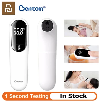 Original Xiaomi Youpin Berrcom Termometro Accurate Digital Fever Infrared Clinical Thermometer Non Contact Measurement LED Shown
Original Xiaomi Youpin Berrcom Termometro Accurate Digital Fever Infrared Clinical Thermometer Non Contact Measurement LED Shown