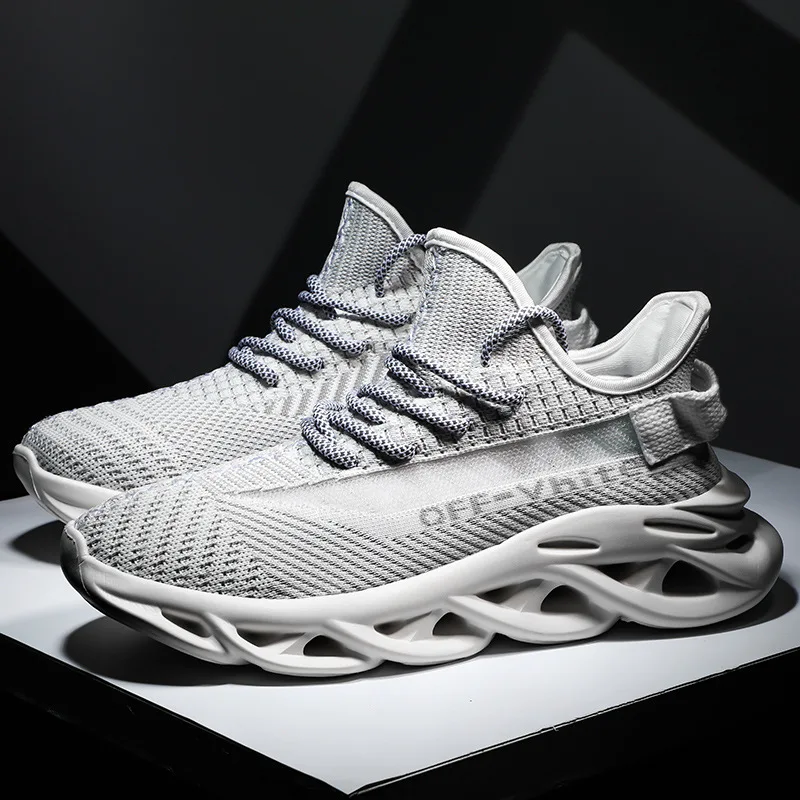 2020 hot sale Men's running shoes Summer New Fly Knitting Breathable Blade Trend plus Size Casual Couple Sneakers
2020 hot sale Men's running shoes Summer New Fly Knitting Breathable Blade Trend plus Size Casual Couple Sneakers