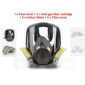 7 In 1 Full Face Chemical Spray Painting Anti-Fog Vapour Gas Ventilator 6800 Respirators & Face Masks
7 In 1 Full Face Chemical Spray Painting Anti-Fog Vapour Gas Ventilator 6800 Respirators & Face Masks