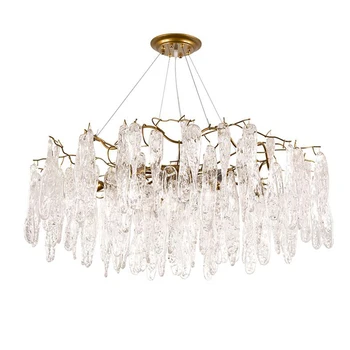 Twisted glass Chateau Nordic Creative Lights luxury crystal chandelier lighting modern lamp for living room dinning room gold
Twisted glass Chateau Nordic Creative Lights luxury crystal chandelier lighting modern lamp for living room dinning room gold