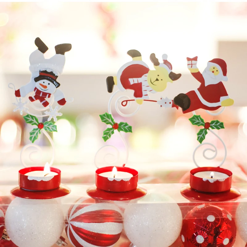 New Christmas Decorations Painted Wrought Iron Christmas Candlestick Christmas Table Desktop Decoration Ornaments
New Christmas Decorations Painted Wrought Iron Christmas Candlestick Christmas Table Desktop Decoration Ornaments
