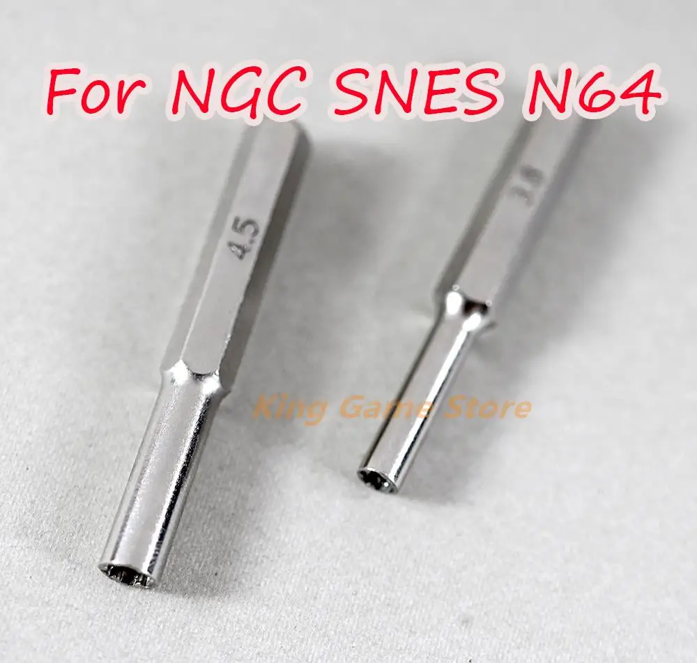 

60pcs/lot high quality 3.8mm 4.5mm Security Screw Driver Game Bit For Nintendo NGC SNES N64 NES Gameboy SFC WII