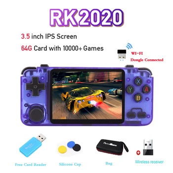 RK2020 Retro Console 3.5 inch IPS Screen Handheld Game Console Support for PS1/N64 with 15000+Games Portable Video Game Player
RK2020 Retro Console 3.5 inch IPS Screen Handheld Game Console Support for PS1/N64 with 15000+Games Portable Video Game Player