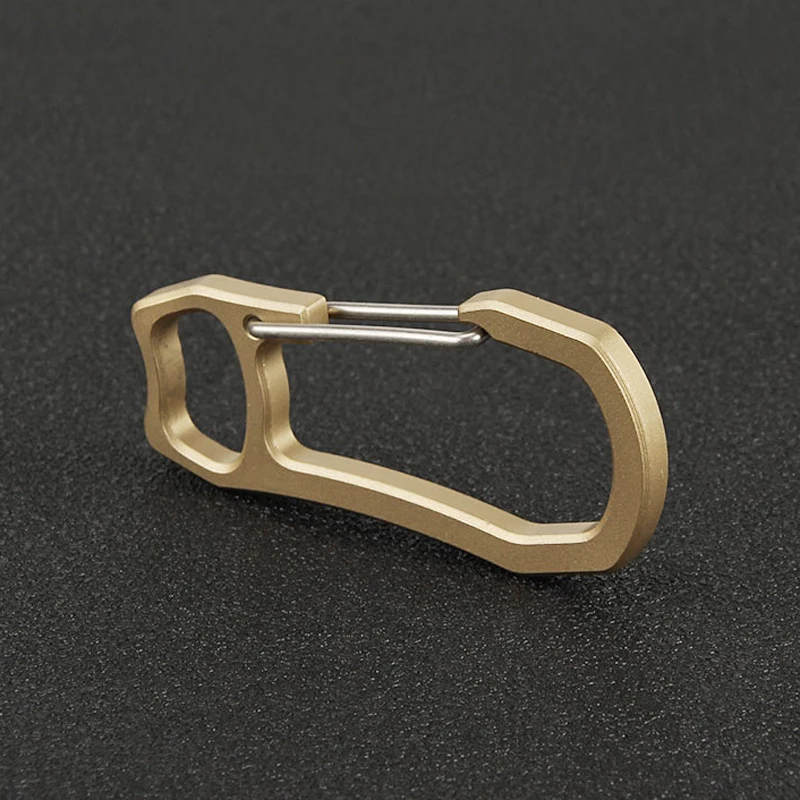 Латунный крючок для ключей в винтажном стиле с пружинной пряжкой | Спорт и