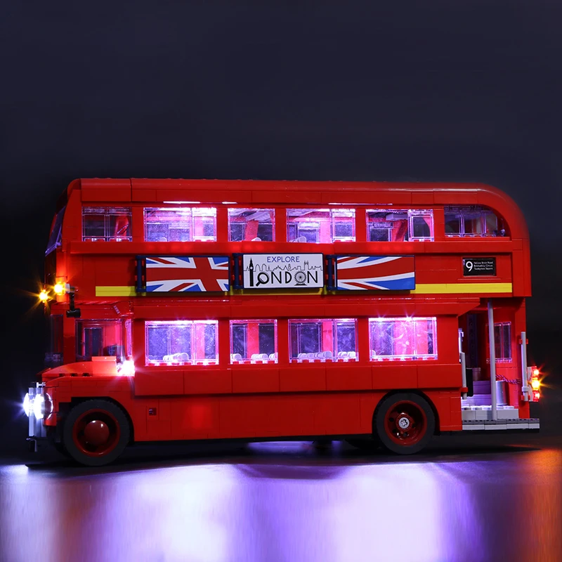Led Light Set For technic 10258 London bus Building bricks fit 21045 Creator City Blocks Toys Gifts (only LED light)
Led Light Set For technic 10258 London bus Building bricks fit 21045 Creator City Blocks Toys Gifts (only LED light)