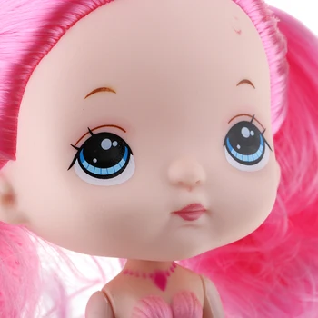 17cm Lifelike Mermaid Princess Doll With Pink Hair Child Swimming Playment 
17cm Lifelike Mermaid Princess Doll With Pink Hair Child Swimming Playment