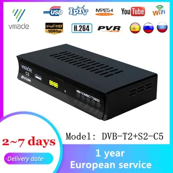 New Vmade Europe Russia digital terrestrial satellite HD DVB T2 S2 combo decoder receiver support IPTV YouTube cccam server
New Vmade Europe Russia digital terrestrial satellite HD DVB T2 S2 combo decoder receiver support IPTV YouTube cccam server