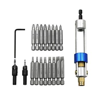 20pcs/set High Speed Screwdriver Head Drill Bits Bolt Driver Tool Kit With Box