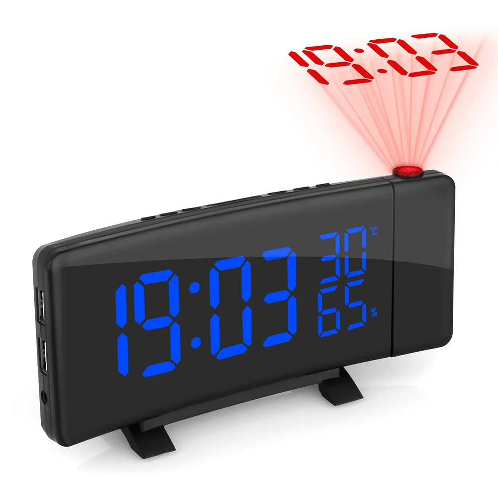 Digital Projection USB Charging Dimmable Humidity Indoor Temperature Display Snooze Function Alarm Clock Gift FM Radios Home Led
Digital Projection USB Charging Dimmable Humidity Indoor Temperature Display Snooze Function Alarm Clock Gift FM Radios Home Led