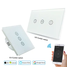 Tuya Smart Life EU WiFi Roller Shutter Curtain Switch for Electric Motorized Blinds with Remote Control Google Home Aelxa Echo
Tuya Smart Life EU WiFi Roller Shutter Curtain Switch for Electric Motorized Blinds with Remote Control Google Home Aelxa Echo