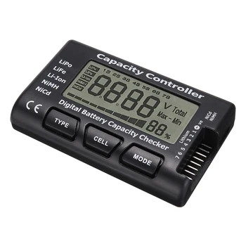 Digital Battery Capacity Checker For LiPo LiFe Li-ion NiMH Nicd RC Model Batteries Voltage Tester Checking Tool
Digital Battery Capacity Checker For LiPo LiFe Li-ion NiMH Nicd RC Model Batteries Voltage Tester Checking Tool