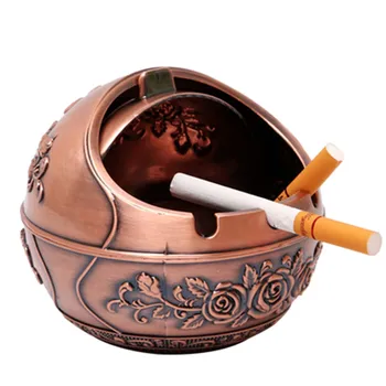 European-style Ashtray Retro Home Creative Personality Coffee Table Bedroom With Lid High-end Multi-Function Metal Ashtray A1273
European-style Ashtray Retro Home Creative Personality Coffee Table Bedroom With Lid High-end Multi-Function Metal Ashtray A1273