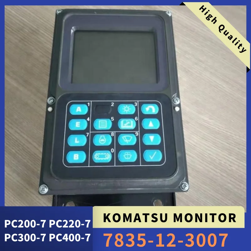 

Excavator Monitor 7835-12-3007 Display Panel Screen Use For Komatsu PC400-7 PC200-7 PC220-7 PC300-7 Monitor