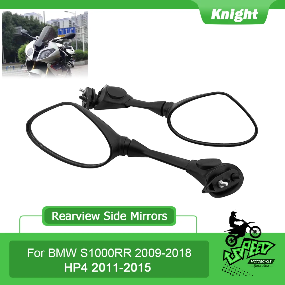 

For BMW S1000RR S1000 RR 2010-2018 HP4 2011-2015 Rear View Mirrors High Quality Motorcycle Rearview Side Mirrors Black