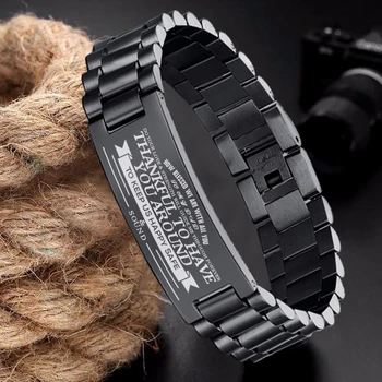 BRACELET FOR MEN STAINLESS STEEL NPSIRATIONAL WRISTBAND BRACELETS LOVE GIFT FOR SON DAD HUSBAND
BRACELET FOR MEN STAINLESS STEEL NPSIRATIONAL WRISTBAND BRACELETS LOVE GIFT FOR SON DAD HUSBAND