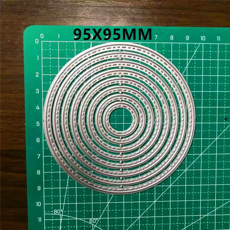 

Irregularity Metal Cutting Dies diy Circle Dies photo album cutting dies 95x95mm Scrapbooking Stencil Die Cuts Card Making