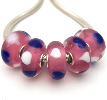 JGWG2551 5X 100% Authenticity S925 Sterling Silver Beads Murano Glass beads Fit European Charms Bracelet diy jewelry Lampwork
JGWG2551 5X 100% Authenticity S925 Sterling Silver Beads Murano Glass beads Fit European Charms Bracelet diy jewelry Lampwork