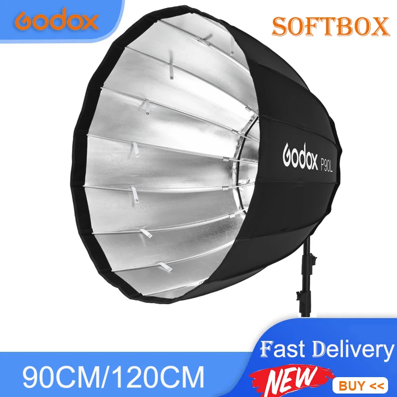 Godox P90L 90 см P120L 120 см Speedlite портативный Зонт параболический глубокий софтбокс + сотовая сетка для крепления Bowens студийная вспышка
Godox P90L 90 см P120L 120 см Speedlite портативный Зонт параболический глубокий софтбокс + сотовая сетка для крепления Bowens студийная вспышка
