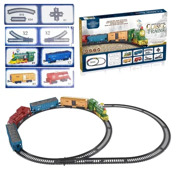 Children Electric Model Train Set Classic Mini Railway Train Toy with Light and Music Model Building Kits New Year Gift 2020
Children Electric Model Train Set Classic Mini Railway Train Toy with Light and Music Model Building Kits New Year Gift 2020