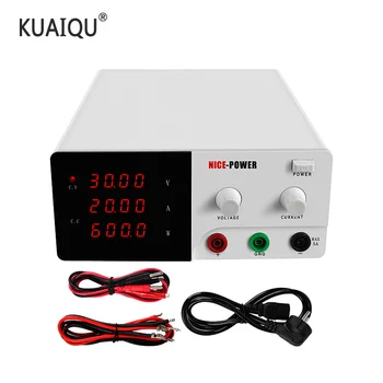 30V20A Adjustable Switching Power Supply DC Lab 4 digits LED Digital 220V EU Voltage Regulators Switch Power Source Repair Tool
30V20A Adjustable Switching Power Supply DC Lab 4 digits LED Digital 220V EU Voltage Regulators Switch Power Source Repair Tool