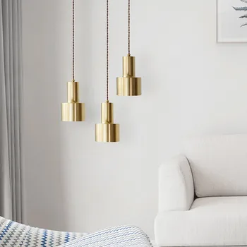 modern pendant light creative restaurant bar bedroom bedside copper small pendant lamp dinning room lights WJ120510
modern pendant light creative restaurant bar bedroom bedside copper small pendant lamp dinning room lights WJ120510