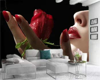 3d Wallpaper Living Room Beautiful Sexy Woman Holding Red Rose Digital Printing HD Decorative Wallpaper
3d Wallpaper Living Room Beautiful Sexy Woman Holding Red Rose Digital Printing HD Decorative Wallpaper