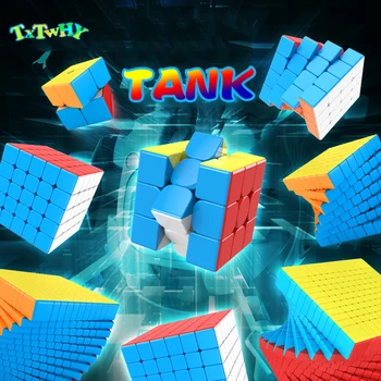 TANK shengshou 2x2x2 cubo magico 3x3x3 magic speed cube stickerles 4x4x4 professional puzzle 5x5x5 magic cube pack children gift
TANK shengshou 2x2x2 cubo magico 3x3x3 magic speed cube stickerles 4x4x4 professional puzzle 5x5x5 magic cube pack children gift