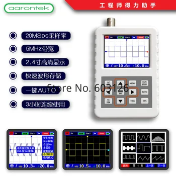 Freeshipping Oscilloscope Handheld Small Mini Oscilloscope 5MHz Bandwidth 20MS / S Sampling Diy Kit
Freeshipping Oscilloscope Handheld Small Mini Oscilloscope 5MHz Bandwidth 20MS / S Sampling Diy Kit