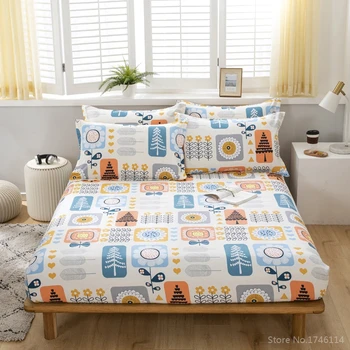 100% Cotton Simple Style Tree Flower Printed Fitted Sheet Mattress Cover Protector Bed Sheet with Elastic Twin Full Queen Size
100% Cotton Simple Style Tree Flower Printed Fitted Sheet Mattress Cover Protector Bed Sheet with Elastic Twin Full Queen Size