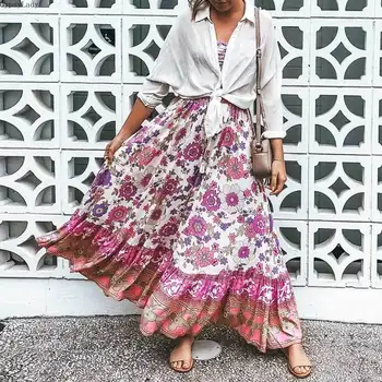 GypsyLady floral print skirts womens elastic waist tassel tied boho long skirt 2020 Spring summer skirt gypsy chic faldas saia
GypsyLady floral print skirts womens elastic waist tassel tied boho long skirt 2020 Spring summer skirt gypsy chic faldas saia