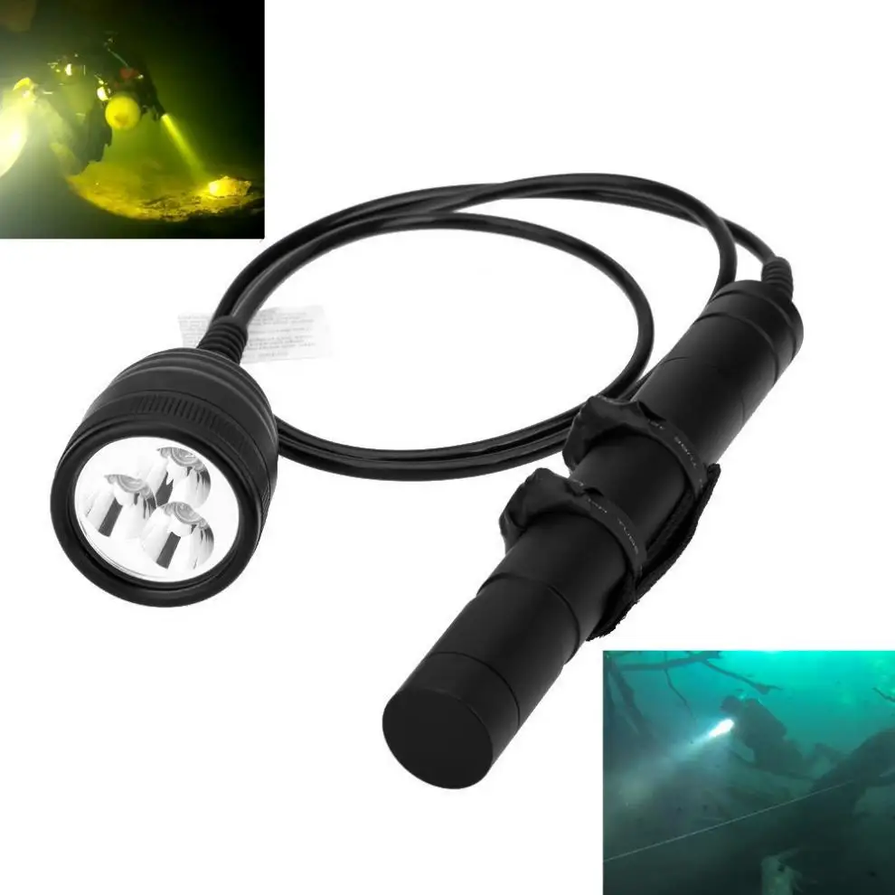 Brinyte DIV10 Underwater LED Diving Flashlight High Power 150m 3000lm 3x XM-L2 LED with 2M Wire Length for Professional Diving
Brinyte DIV10 Underwater LED Diving Flashlight High Power 150m 3000lm 3x XM-L2 LED with 2M Wire Length for Professional Diving