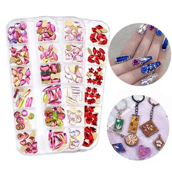 Resin Mold Filings DIY Rhinestone Crystal Fills for Nail Art UV Epoxy Silicone Mold Resin Craft
Resin Mold Filings DIY Rhinestone Crystal Fills for Nail Art UV Epoxy Silicone Mold Resin Craft