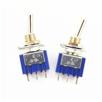 100Pcs 3 Pin 2 Position On-On SPDT Mini Latching Toggle Switch AC 125V/6A 250V/3A
100Pcs 3 Pin 2 Position On-On SPDT Mini Latching Toggle Switch AC 125V/6A 250V/3A