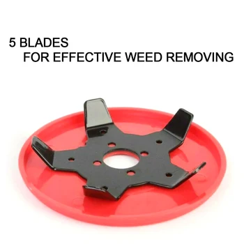 More Efficient Unique Star-like 5 Blades Weeder Plate Blades Lawn Mower Grass Eater Trimmers Head Brush Cutter Tool
More Efficient Unique Star-like 5 Blades Weeder Plate Blades Lawn Mower Grass Eater Trimmers Head Brush Cutter Tool