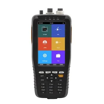 TM290 Smart OTDR 1310 1550nm with VFL/OPM/OLS Touch Screen OTDR Optical Time Domain Reflectometer OTDR de fibra optica
TM290 Smart OTDR 1310 1550nm with VFL/OPM/OLS Touch Screen OTDR Optical Time Domain Reflectometer OTDR de fibra optica
