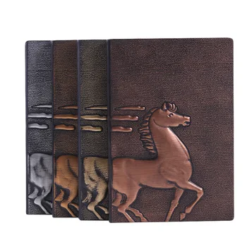 High Quality PU Leather Hardcover Notebook A5 Vintage Diary The Horse Lined Paper 100 Sheets
High Quality PU Leather Hardcover Notebook A5 Vintage Diary The Horse Lined Paper 100 Sheets