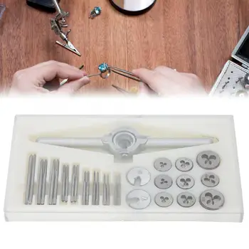 Quality 31pcs/set Metal Screw Tap & Die Set External Thread Cutting Tapping Hand Tool Kit Portfolio Tools for Jewelry Making i
Quality 31pcs/set Metal Screw Tap & Die Set External Thread Cutting Tapping Hand Tool Kit Portfolio Tools for Jewelry Making i