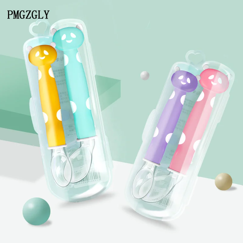 Toddler Babies Easy Grip Heat-Resistant Children Feeding Training Spoon Baby Utensils Feeding Spoon Fork Set Tableware
Toddler Babies Easy Grip Heat-Resistant Children Feeding Training Spoon Baby Utensils Feeding Spoon Fork Set Tableware